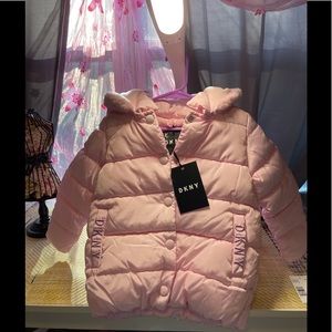 This pretty in pink girls DKNY jacket